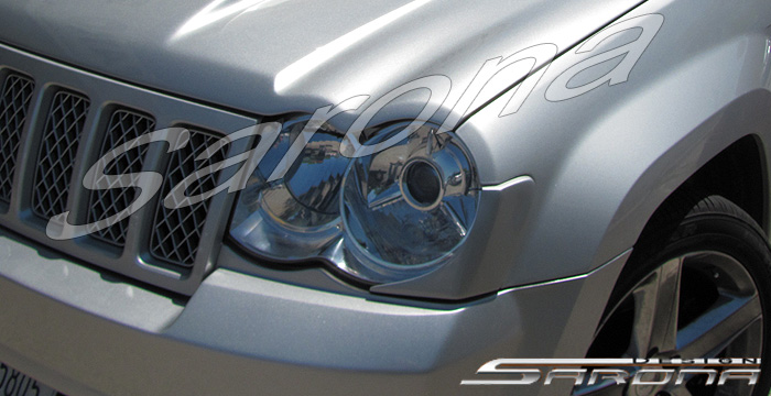 Custom Jeep Grand Cherokee Eyelids  SUV/SAV/Crossover (2005 - 2010) - $79.00 (Manufacturer Sarona, Part #JP-001-EL)